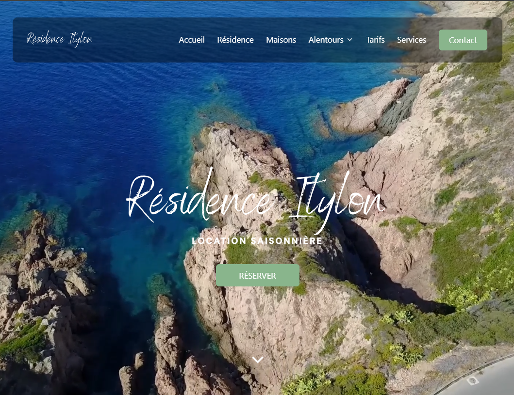 Résidence Itylon — Site vitrine et outils de gestion