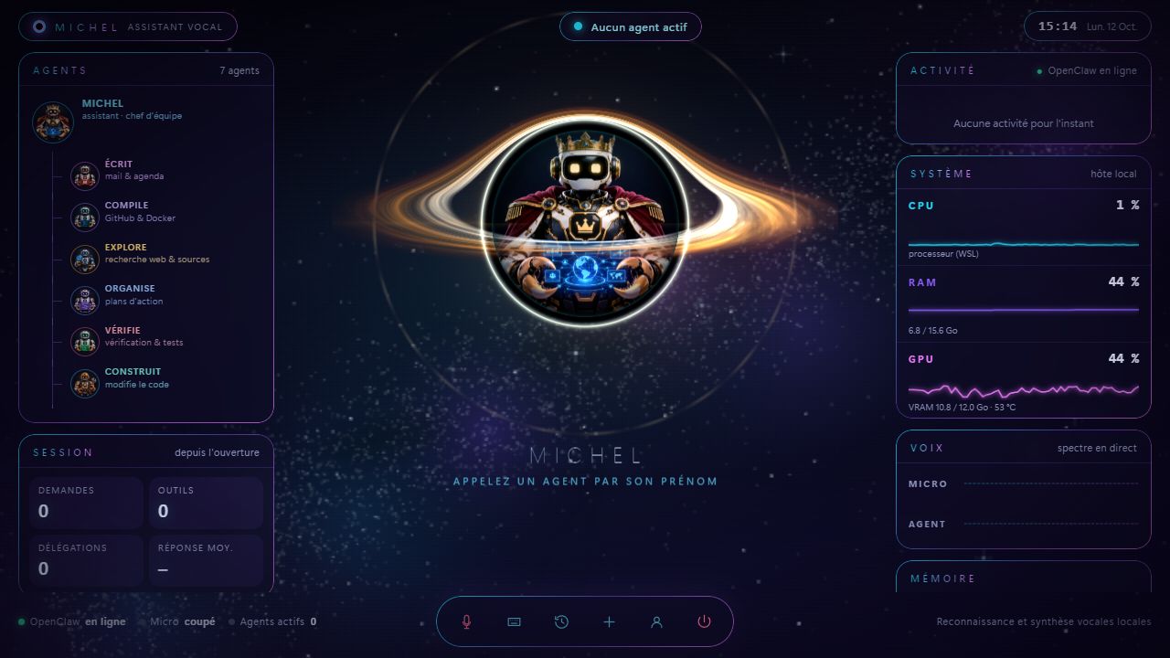 Michel — assistant vocal spécialisés pour OpenClaw